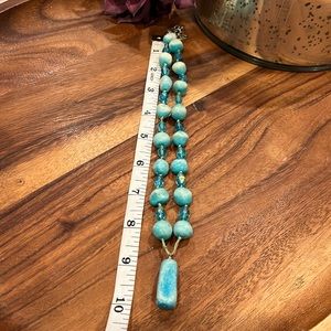 Turquoise look necklace